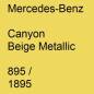 Preview: Mercedes-Benz, Canyon Beige Metallic, 895 / 1895.